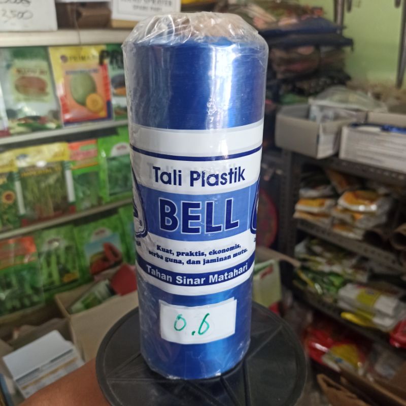 TALI PLASTIK BELL BIRU ( UKURAN BESAR ) UNTUK MENGIKAT  TANAMAN