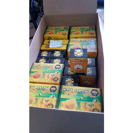 PROMO 250 Gram Sarang Madu Asli Murni Melifera Free Dus dan Sendok Kayu