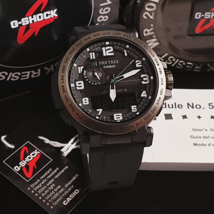 Jam Tangan Original Bm Casio Pro Trek ProTrek Type PRW6600 PRG600