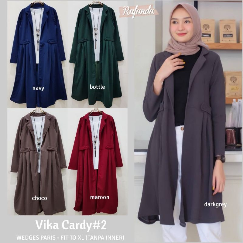 Outer Wanita Vika Cardy by Rafanda