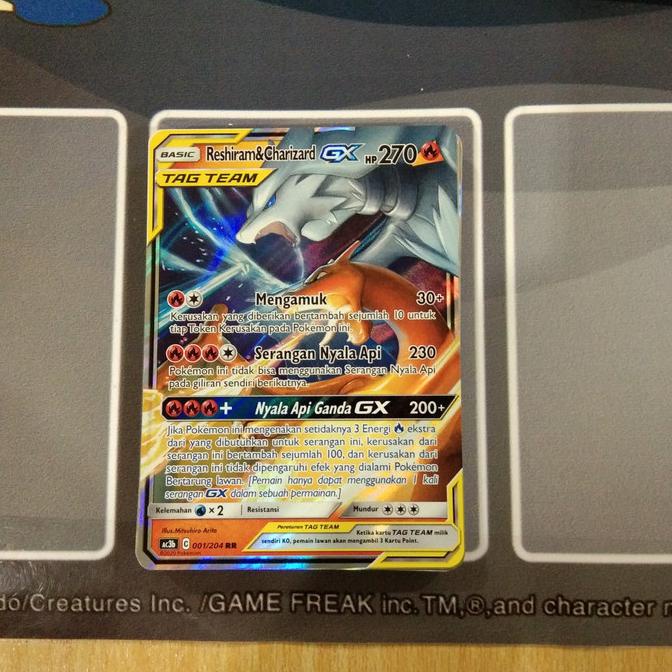 Silahkan Order] Reshiram Charizard Gx