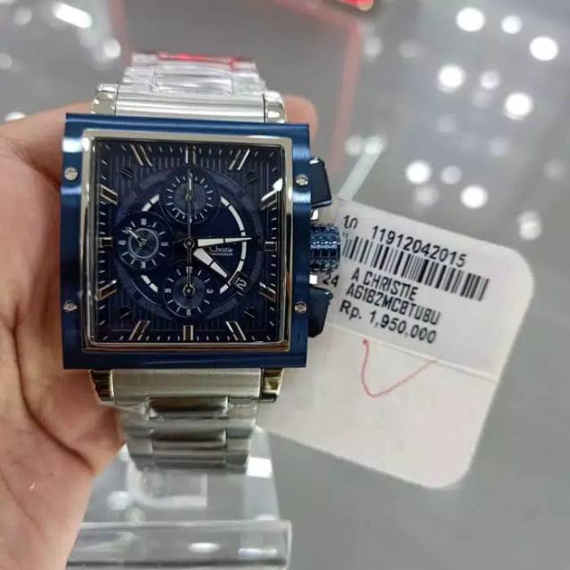Jam tangan pria ALEXANDER CHRISTIE AC 6182mc original