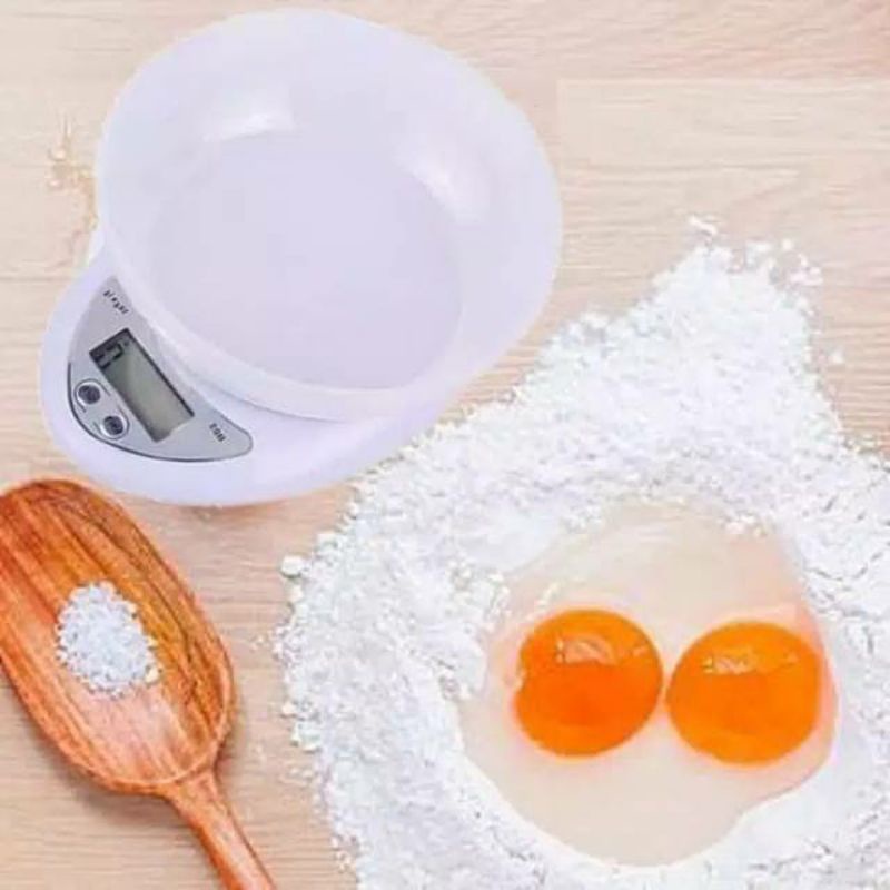 Timbangan Dapur Kue Digital Mangkok Kitchen Scale 5kg