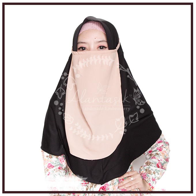 Alantasik - cadar tali wolfis premium original XL / cadar ori niqab / niqob R.9