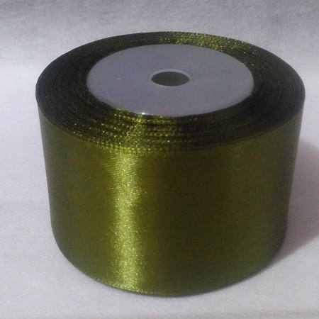 

Pita Satin Hijau Army Ukuran 2 inch/ 5cm Per Roll