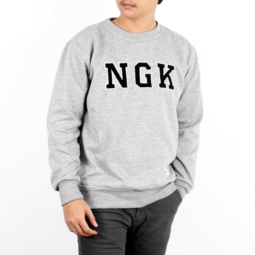 Swetears Crewneck NGK TOWL Premium Distro/Matt Cottun Flecee Gramsi 280/Crewneck Pria Terlaris