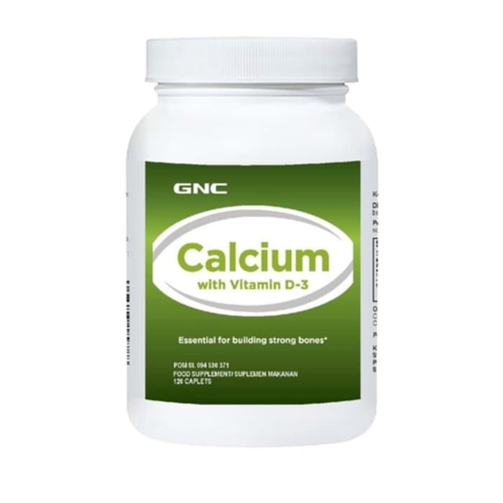 GNC Calcium 600 Mg With Vitamin D3 Shopee Indonesia
