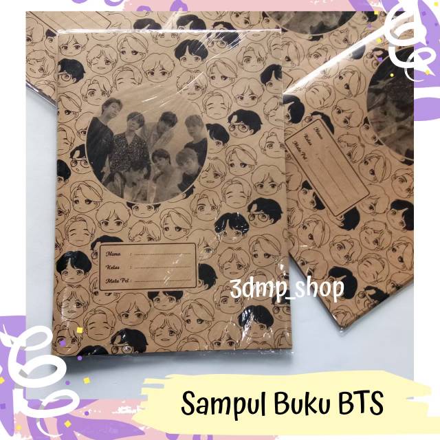 [isi 20 lembar] Sampul Buku BTS KPOP