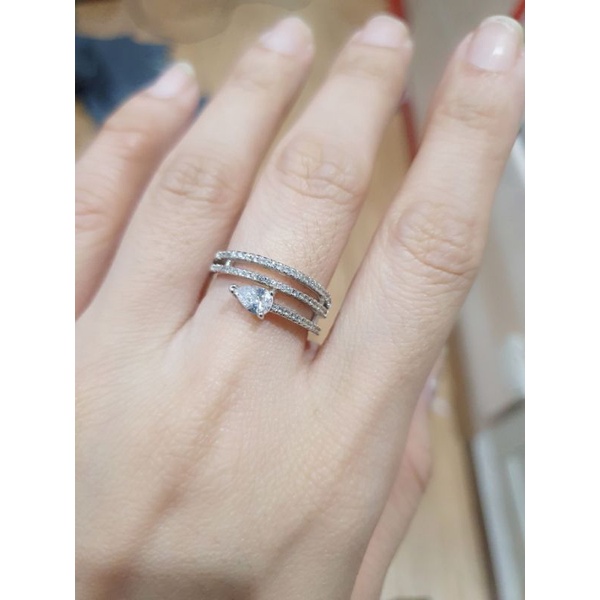 Cincin Titanium Stainless steel asli Free Size Bisa besar kecil Premium Anti karat anti alergi 7657