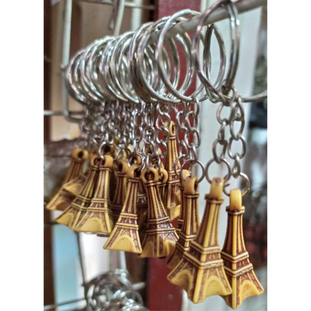 (BISA COD) SATU SET GANTUNGAN KUNCI MENARA EIFFEL ISI 20 PCS BAHAN RESIN - SOUVENIR PERNIKAHAN MURAH