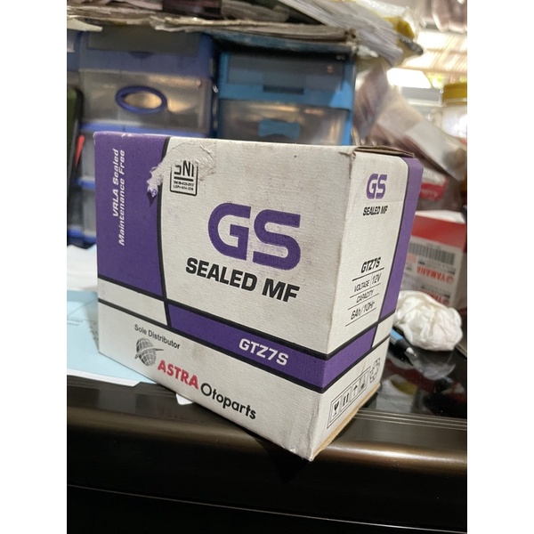 AKI GTZ7S 7 A GS ORI SATRIA PNP  VARIO 6A CB150R CBR150R ACCU BATTERY CB CBR LED OLD ASTRA