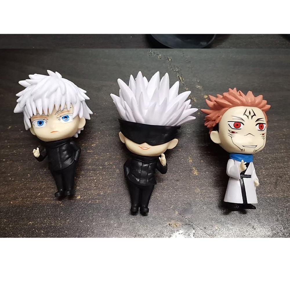 Lanfy Jujutsu Kaisen Figure Mainan Fushiguro Megumi Anime Kugisaki Nobara Modle Toys