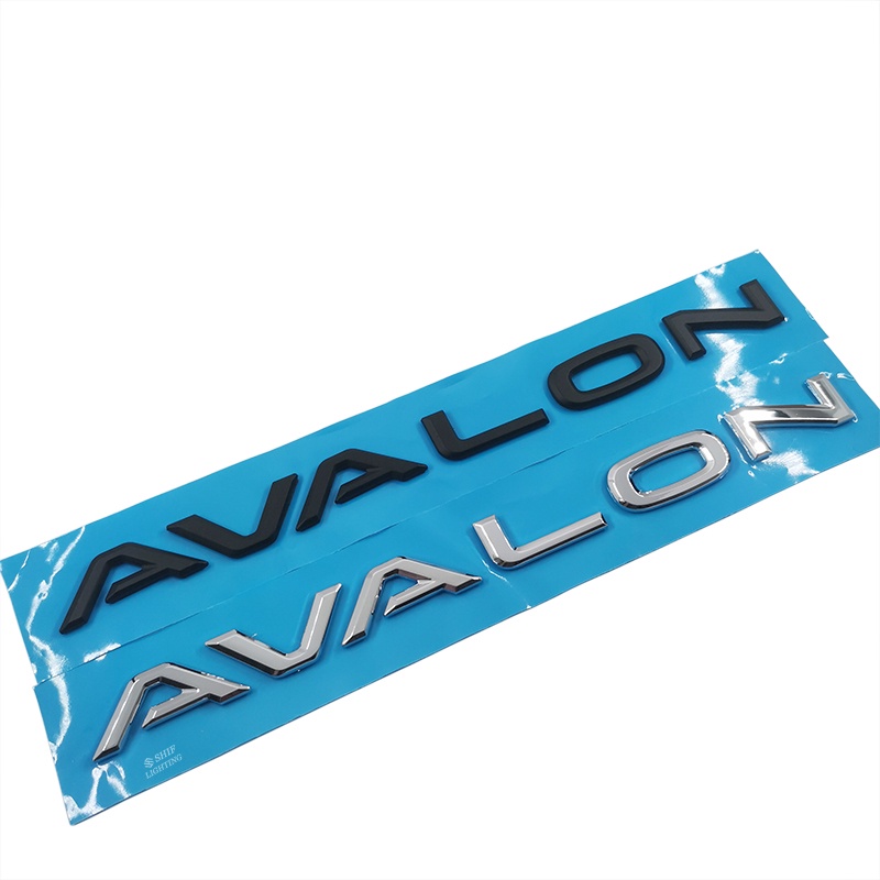 1pc Stiker Emblem / Badge Motif Tulisan AVALON Bahan ABS Untuk Dekorasi Mobil TOYOTA AVALON