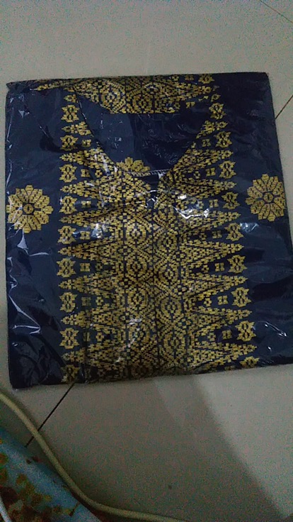 New Tunik Prada Dan Songket Seragam Kantor Sezi S M L Xl Xxl Xxxl Batikpt