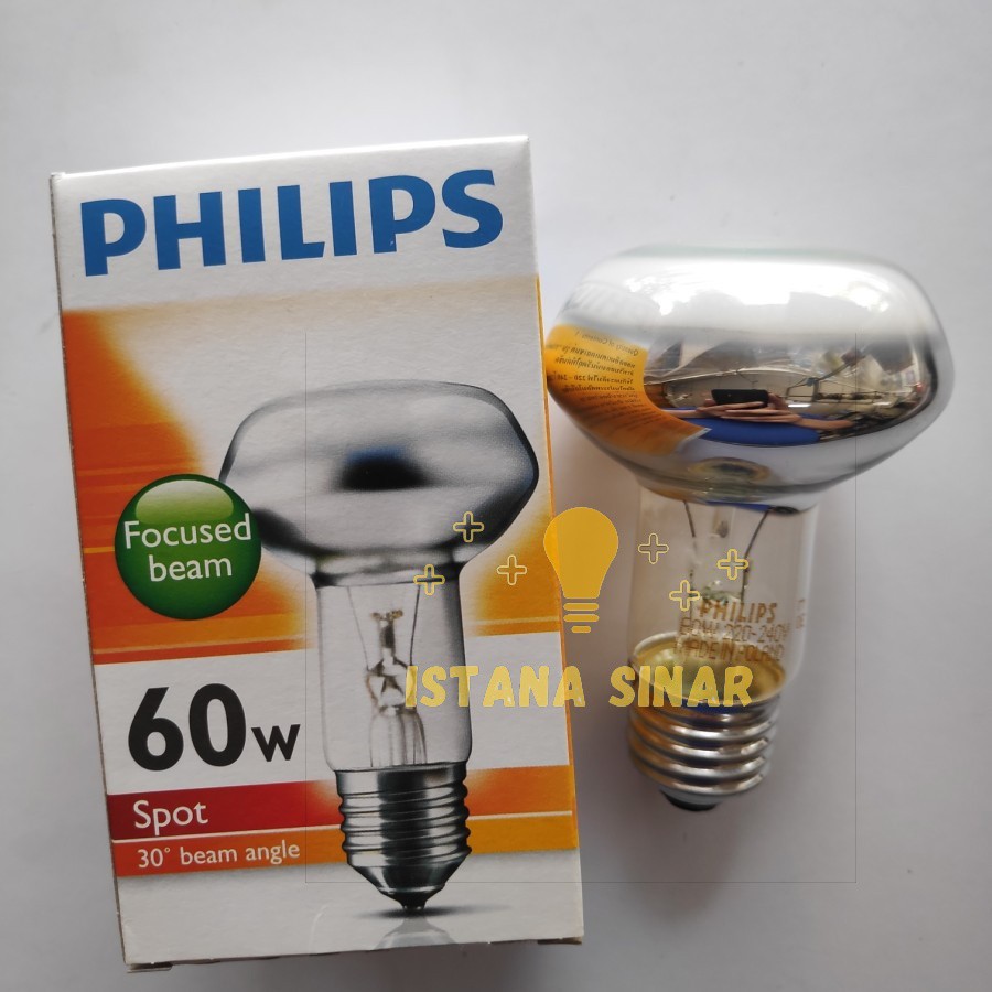 Lampu Spot NR Philips 25 watt 40 watt 60 watt / Fried chicken / Reptil