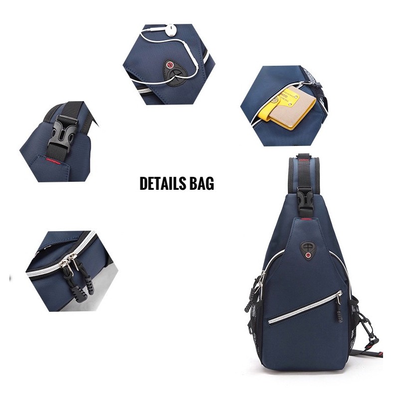 Tas Cowok / Pria untuk Dada / Punggung / Pinggang / Selempang sling model terbaru import TP004