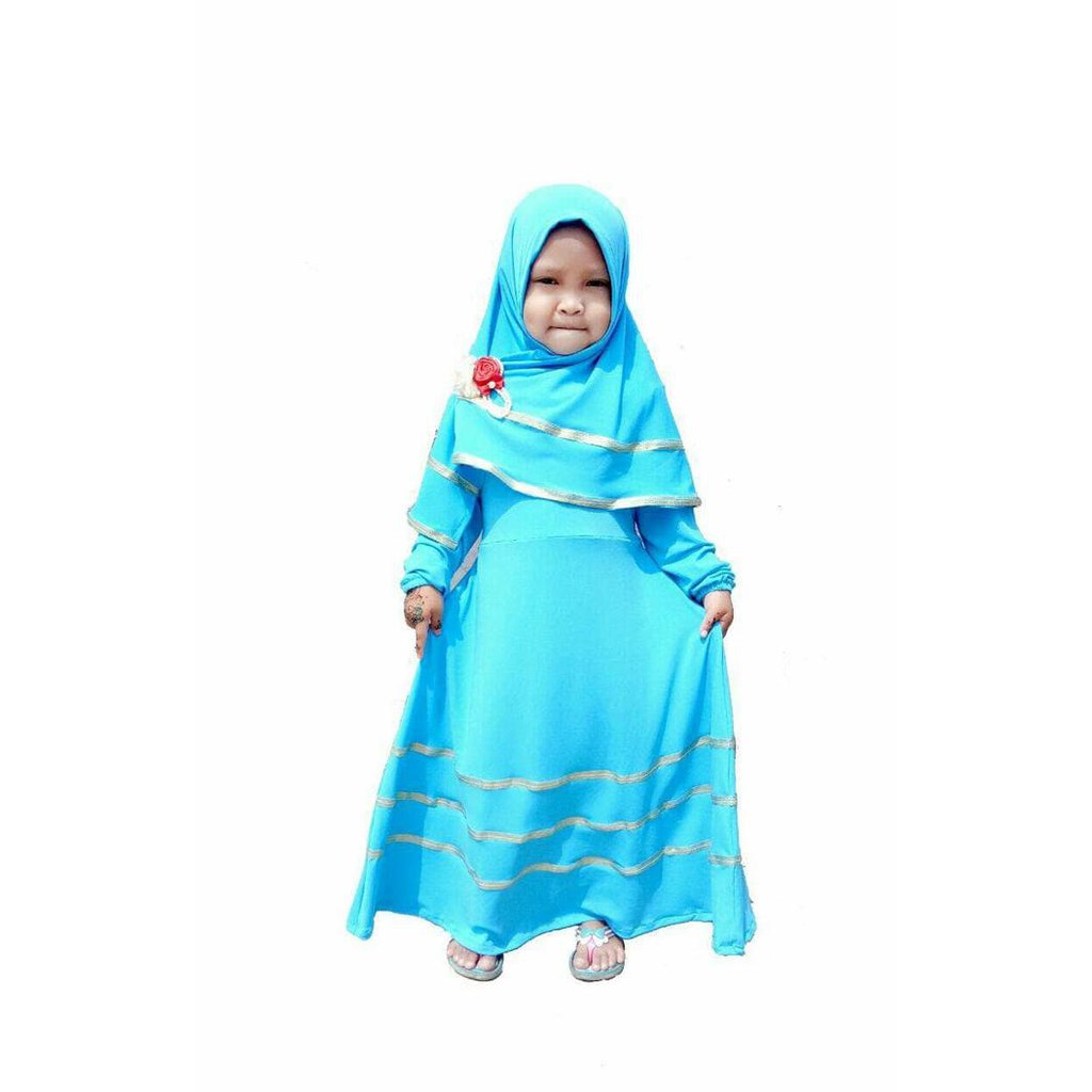 baju muslim anak perempuan/ gamis anak/ busana anak perempuan