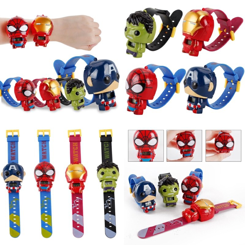 Shop_JAKARTA - J157 Jam Tangan Karakter Cartoon Jam Tangan Fashion Kids Digital Import Murah