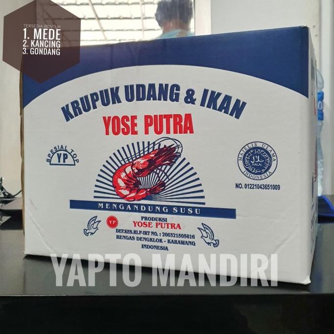 

Kerupuk Udang Yose Putra (Mede, Kancing, Gondang) - Mede 5kg ---Terbaru---