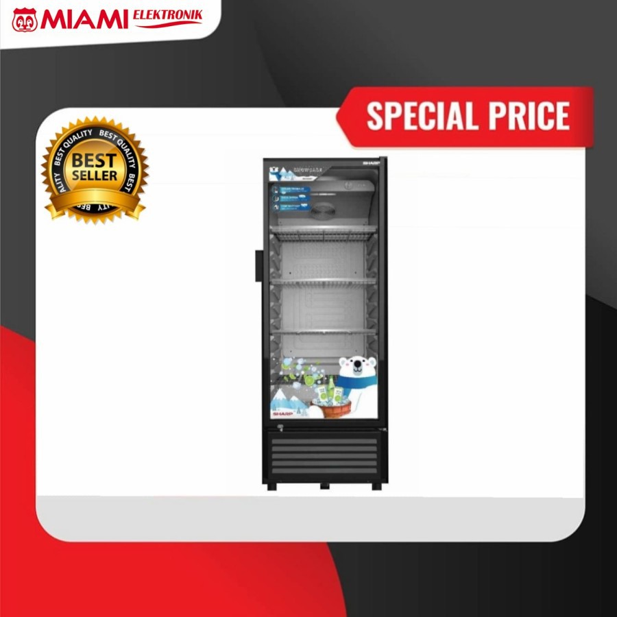 Showcase SHARP SCH170FS / Display Cooler 150Liter SCH 170FS