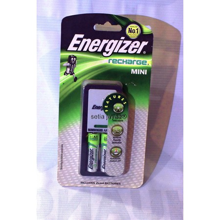 ENERGIZER recharge mini / cas baterai bisa AAA , AA