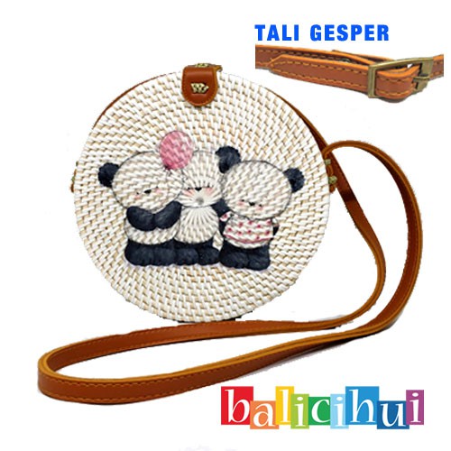 

BALICIHUI TAS ROTAN BALI LUKIS PANDA