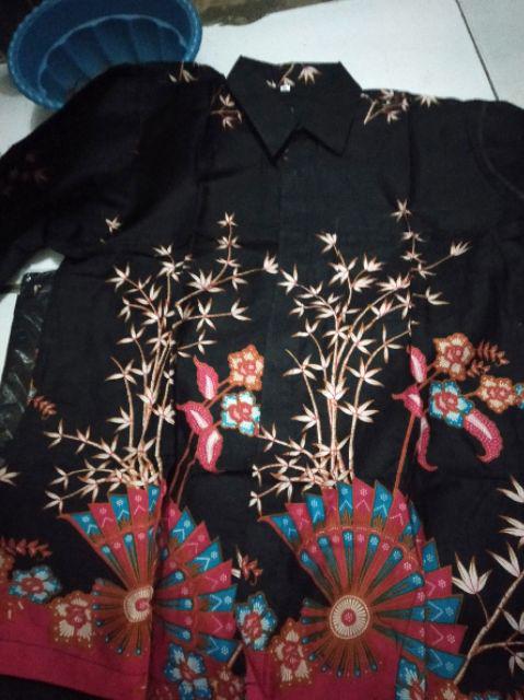 Batik Couple Keluarga Sania Ruffle Ori Ndoro Jowi Dnt Motif Kipas