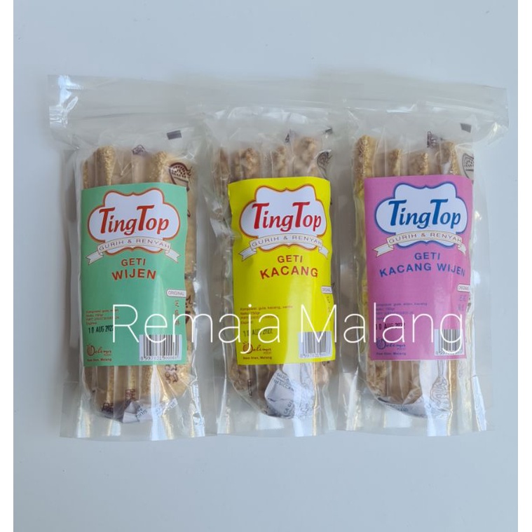 

Ting Top Geti Kacang / Geti Wijen / Geti Kacang Wijen 150gr