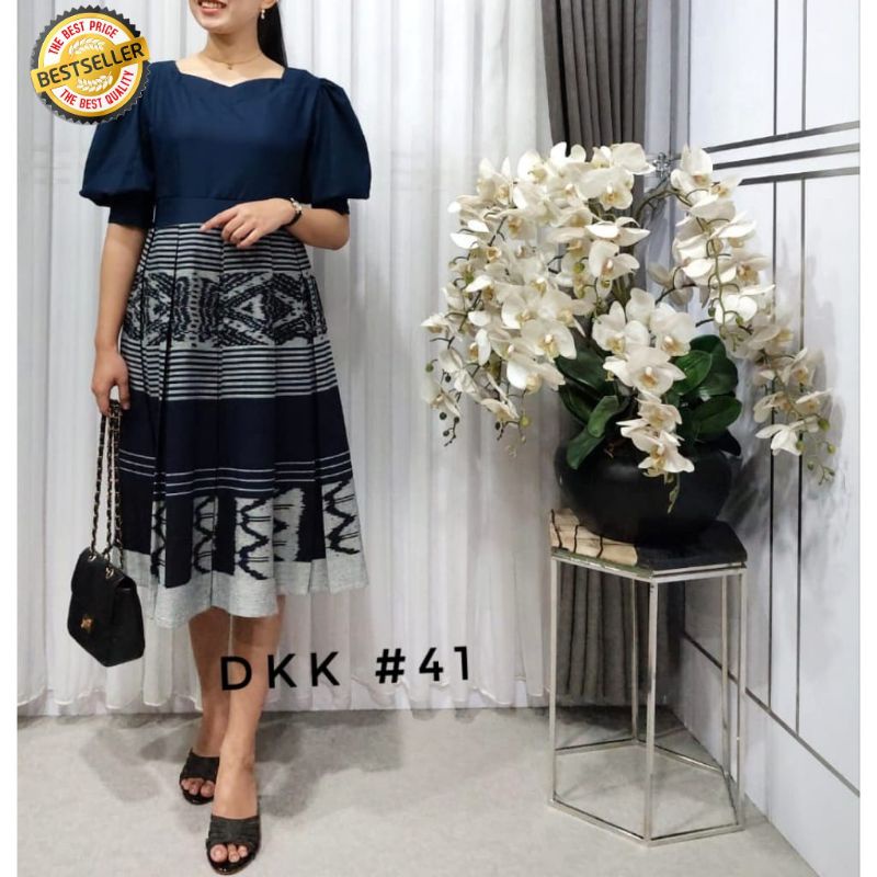 PAKAIAN TENUN WANITA BAJU TENUN WANITA DRESS TENUN WANITA DRESS WIRU DRESS TENUN IKAT