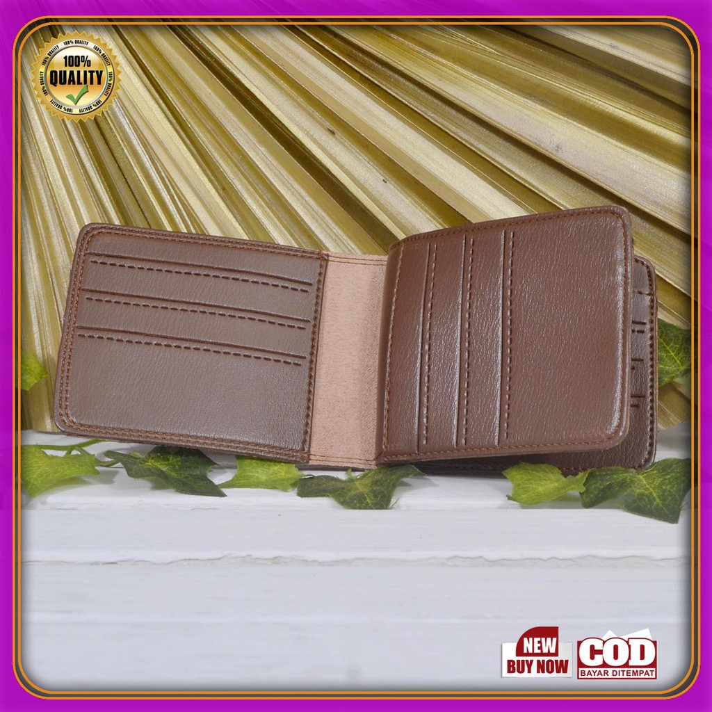 DOMPET Sintetik lipat pria kasual Model AMT