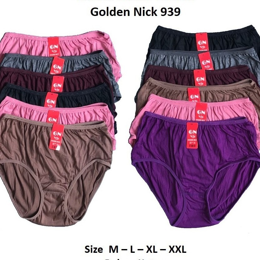 CD Celana Dalam Golden Nick Warna Cerah dan Gelap - Celana Dalam (CD) Golden Nick Katun Dingin GN 931 937 &amp; 939 M-XXL