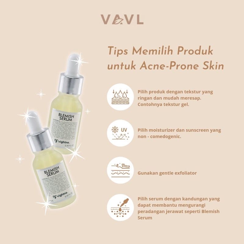 VIGHTNE BLEMISH SERUM by VAVL BEAUTE