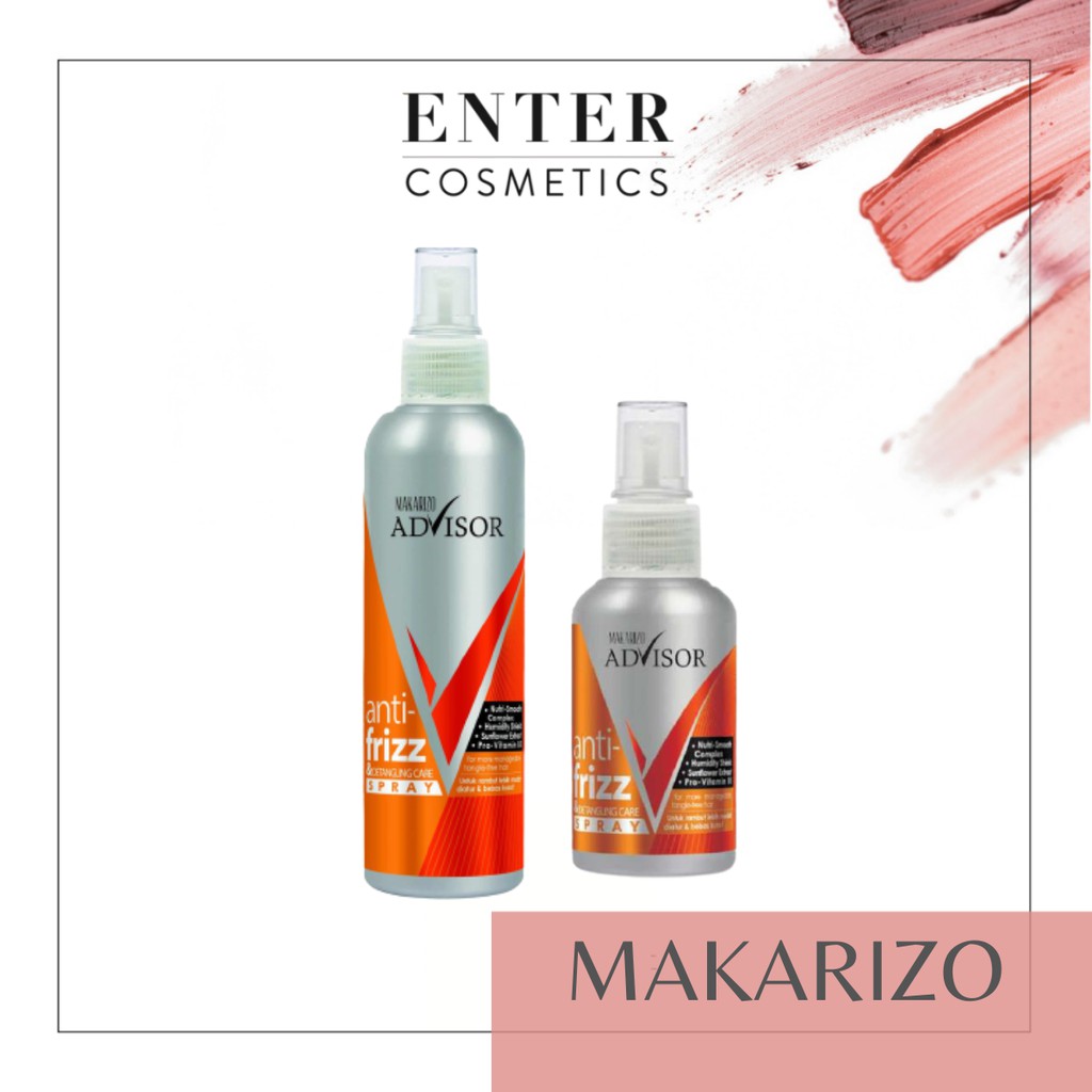 Makarizo Advisor Anti Frizz &amp; Detangling Care Spray 70mL | 240ml / Anti Kusut