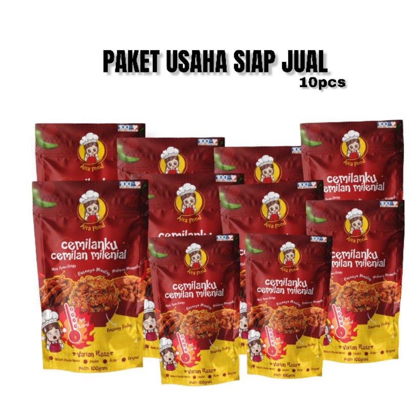 

PAKET USAHA 10pcs ANEKA CEMILAN RINGAN 100gr