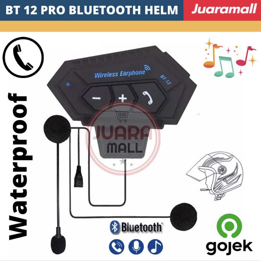 BT12 BLUETOOTH HELM BT12 PRO BT 12 HEADSET HELM MOTOR BLUETOOTH BT 12 S PRO BT12 S X6 YZ06 INTERCOM 