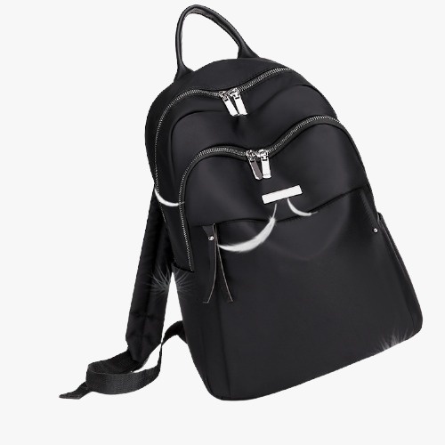 TAS RANSEL WANITA ANTI AIR IMPORT HITAM NURTURA TA380B5 BACKPACK PUNGGUNG SEKOLAH KERJA CEWEK KOREA