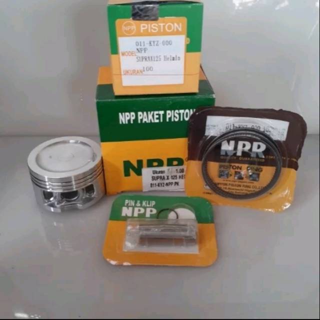 Piston kit supra x 125 helm in blade 125 oversize 100 npp