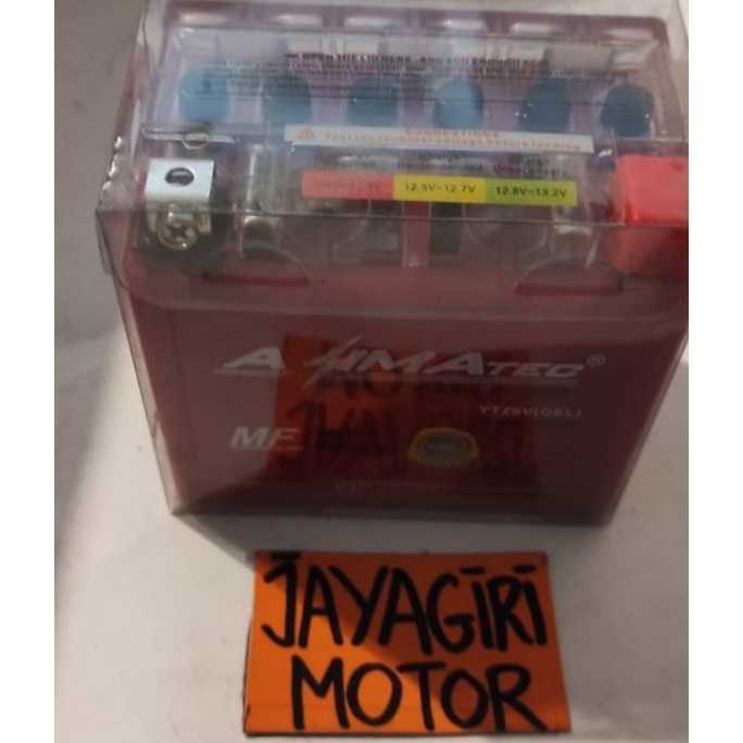 Aki Accu Kering YTZ6V NMAX Satria FU 150 Vario 125 CBR Sonic R PCX FreeGo CB150 CB150R LED Rider Bea