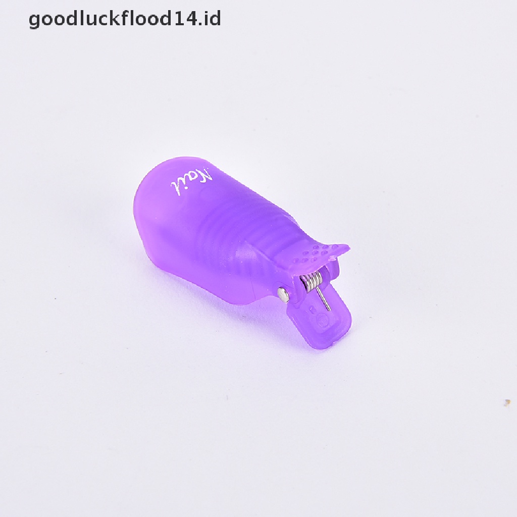 [OOID] Plastic Nail Soak Off UV Gel Art Polish Remover Wrap Gelish Clip Cap ID