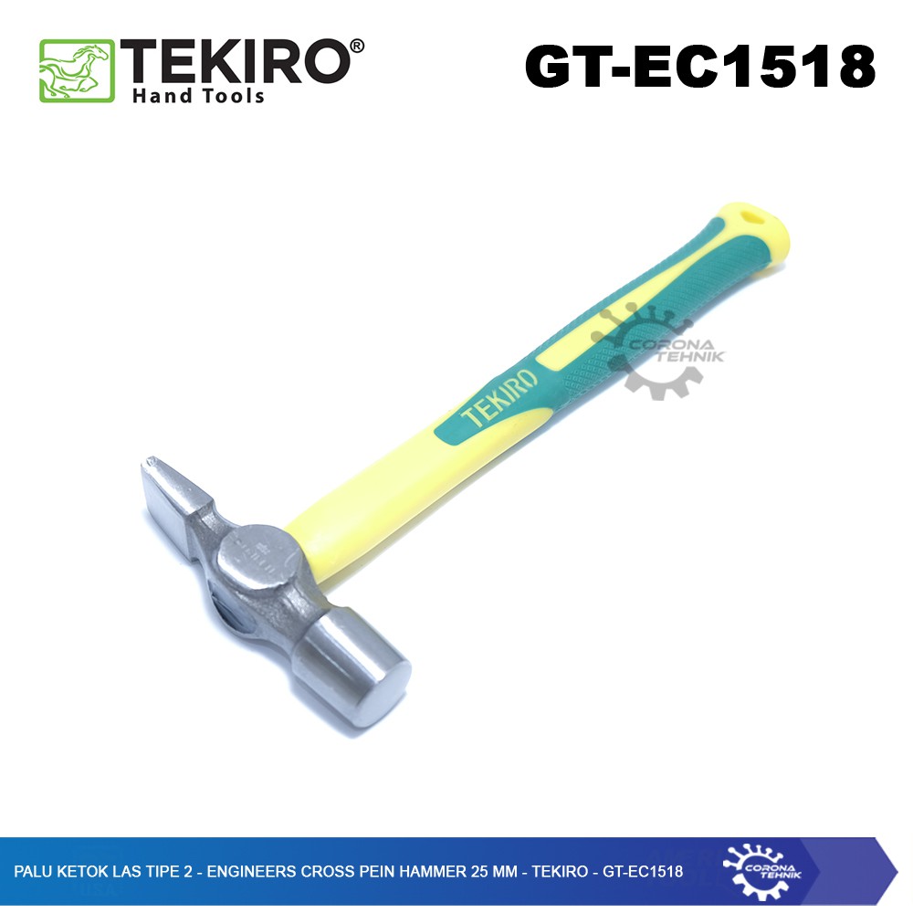 GT-EC1518 - Palu Ketok Las Tipe 2 - Engineers Cross 25 mm - Tekiro