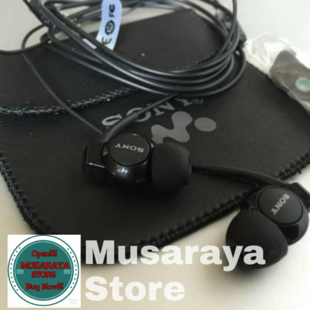 100% ORI Headset Sony Xperia / Earphone Sony / Handsfree/ Earbud / Jack / Microphone / Mic / Bagus