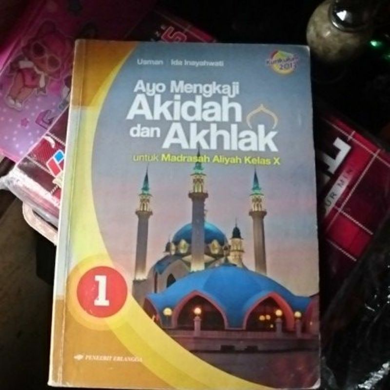 BUKU AQIDAH AKHLAK KELAS 10 11 ERLANGGA