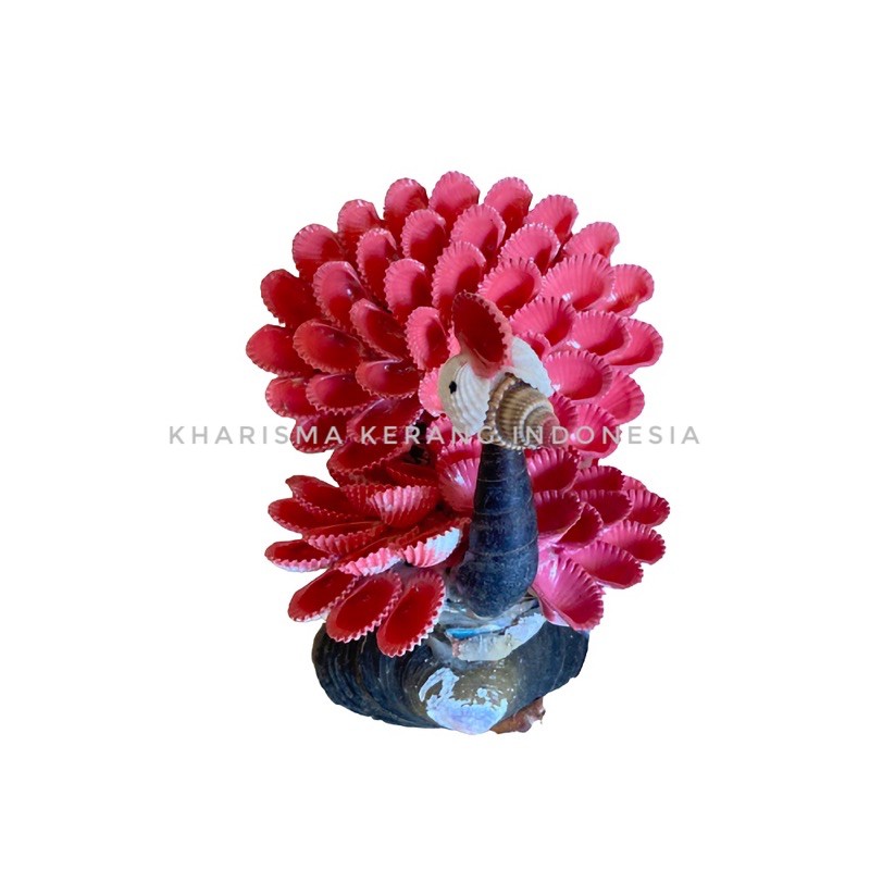 Hiasan Kerang Burung Merak Kerajinan Kerang Sea Shell Ornament