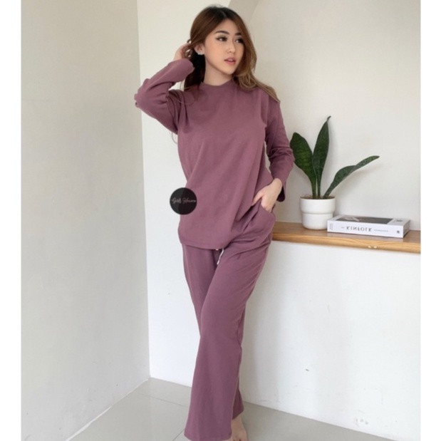 Marlyn Set Atasan Dan Celana Panjang [ Girlsheaven_id ]