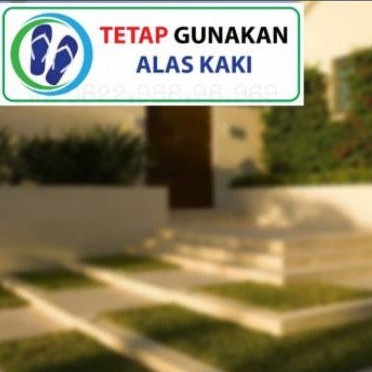 

STIKER TETAP GUNAKAN ALAS KAKI - STICKER INFORMATION