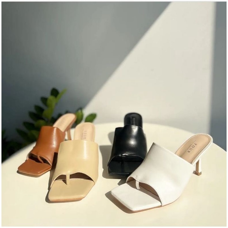 AR - Ayomi heels 9cm hils hak tinggi kokop jepit  AJ17