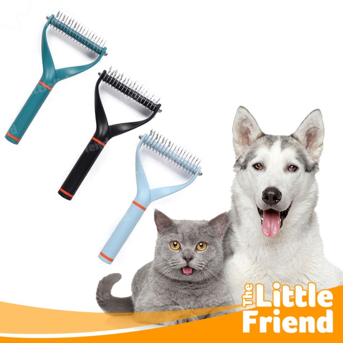 Sisir Grooming Bulu Rontok Kucing Anjing Tipe Long Hair Knotted Comb