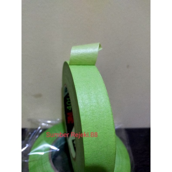 

Isolasi Kertas 3M 401+ / 233+ Masking Tape Hijau Lem Kertas 3M Lakban Kertas Ukuran 24mm x 55 meter