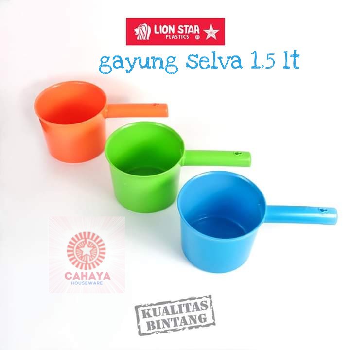 Selva Water Scooper 1.5Liter RW-2 Lion Star Gayung Air Toilet Gayung Plastik Murah