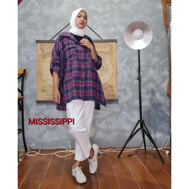 MISSISSIPPI Oversize Blouse Kemeja